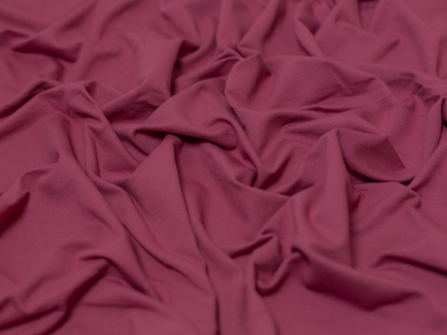 Minerva Core Range Medium Loop Back French Terry Stretch Knit Fabric Grape