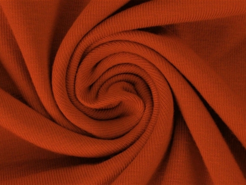 Minerva Core Range Medium Loop Back French Terry Stretch Knit Fabric Brique