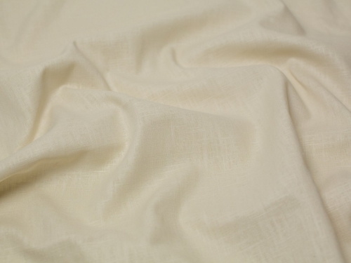 Minerva Core Range Mill Washed 100% Linen Fabric Natural Cream
