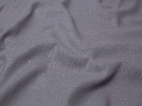 Minerva Core Range Mill Washed 100% Linen Fabric Pale Grey