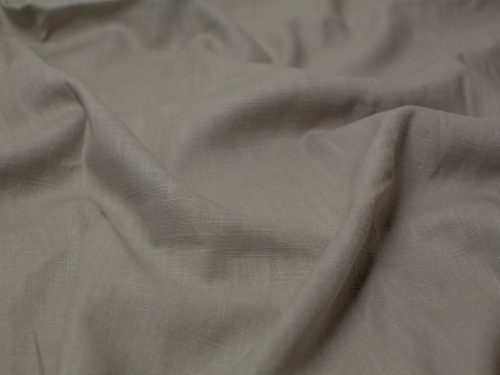 Minerva Core Range Mill Washed 100% Linen Fabric Flax