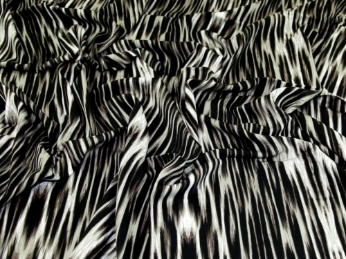 Deadstock Viscose Twill Fabric Sepia