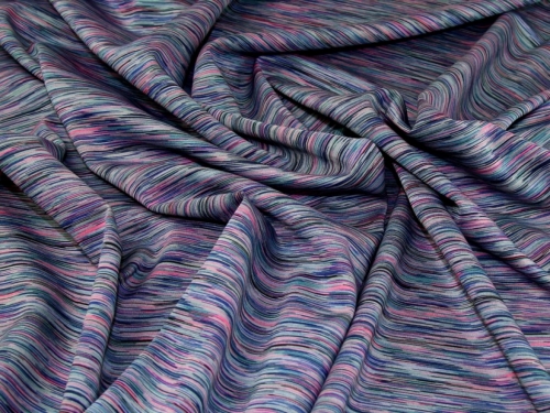Deadstock Scuba Stretch Knit Fabric Multicoloured