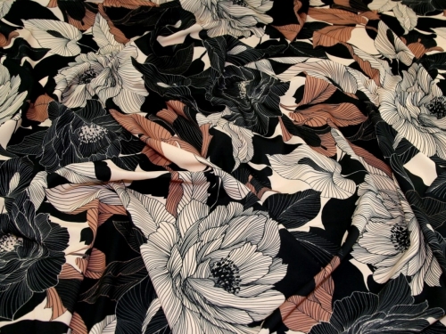 John Kaldor Hermione Crepe Fabric Tan