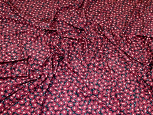 John Kaldor Portia ITY Silky Stretch Knit Fabric Plum
