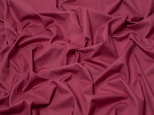 Minerva Core Range Plain Polycotton Fabric Wine