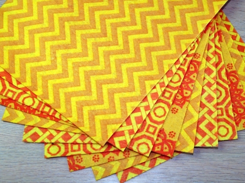 Camelot Fabrics Stiff Felt Fabric Yellows