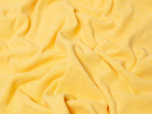 Minerva Core Range Melange Tubular Ribbing Stretch Knit Fabric Butterscotch