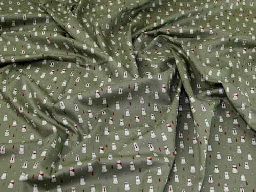 Rose and Hubble 100% Cotton Poplin Fabric Sage