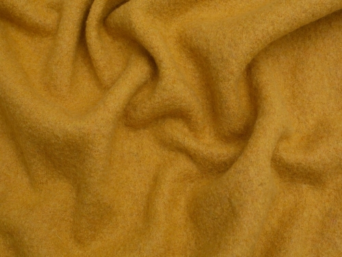 Minerva Core Range 100% Pure Boiled Wool Coating Fabric Ochre