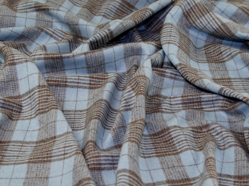 Deadstock Vegan Wool Coating Fabric Blue