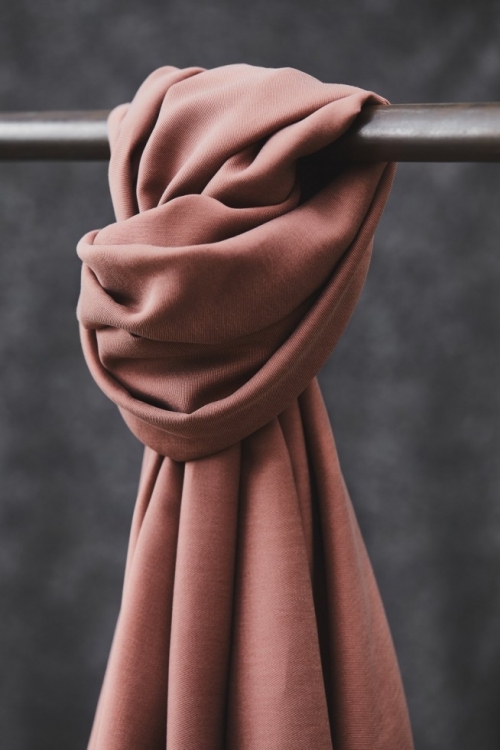 Meet MILK Smooth Drape Tencel Lyocell Twill Fabric Old Rose