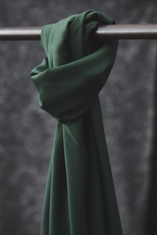 Meet MILK Smooth Drape Tencel Lyocell Twill Fabric Deep Green