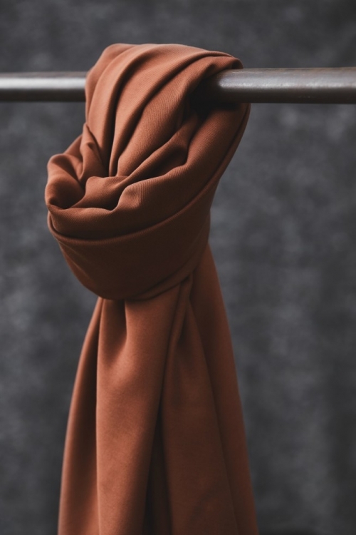 Meet MILK Smooth Drape Tencel Lyocell Twill Fabric Pecan