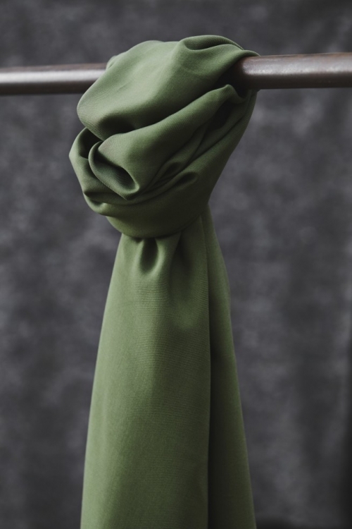 Meet MILK Smooth Drape Tencel Lyocell Twill Fabric Moss