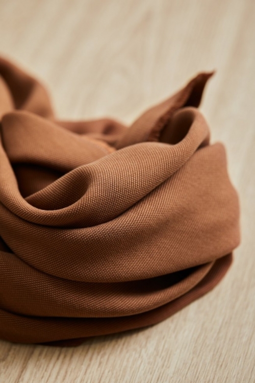 Meet MILK Tabby Tencel Lyocell Canvas Fabric Pecan