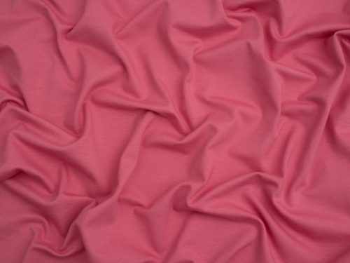 Minerva Core Range Cotton Lycra Jersey Stretch Knit Fabric Punch Pink