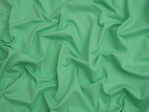Minerva Core Range Cotton Lycra Jersey Stretch Knit Fabric Summer Green