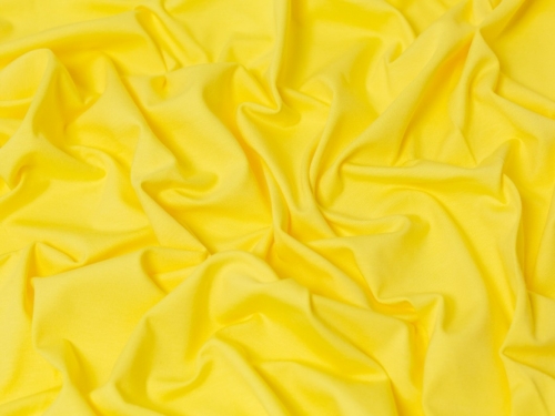 Minerva Core Range Cotton Lycra Jersey Stretch Knit Fabric Summer Yellow