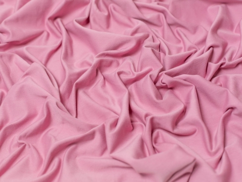 Minerva Core Range Cotton Lycra Jersey Stretch Knit Fabric Soft Dusky Rose