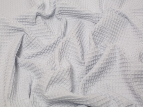 Minerva Core Range Medium Cotton Waffle Fabric Powder Blue