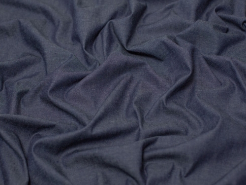 Minerva Core Range 125gsm Washed Denim Fabric Navy Blue
