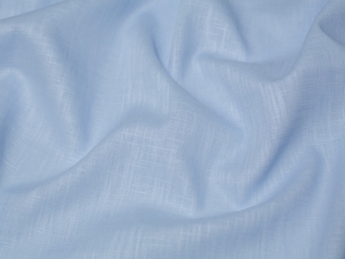 Minerva Core Range Textured 100% Ramie Linen Weave Fabric Sky Blue