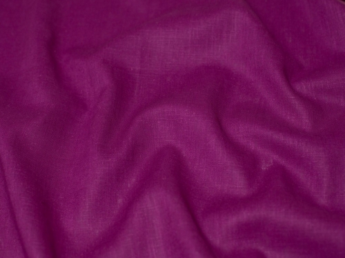 Minerva Core Range Textured 100% Ramie Linen Weave Fabric Rich Plum