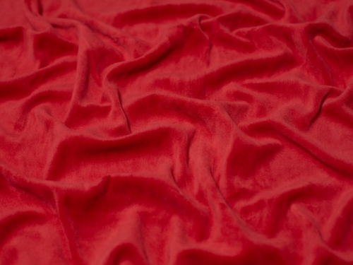 Minerva Core Range Cotton Velour Stretch Knit Fabric Bronze