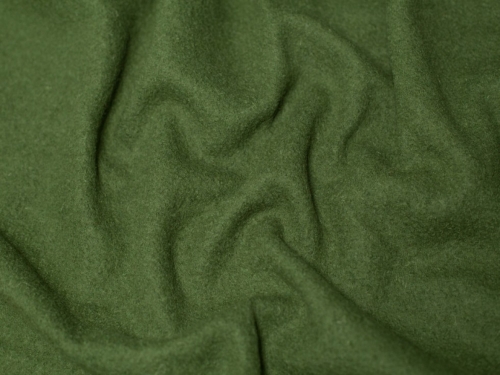 Minerva Core Range 100% Pure Boiled Wool Coating Fabric Emerald Green