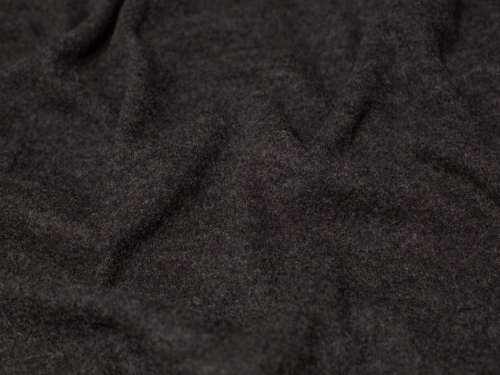 Minerva Core Range 100% Pure Boiled Wool Coating Fabric Dark Grey