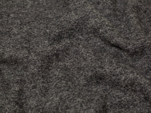 Minerva Core Range 100% Pure Boiled Wool Coating Fabric Warm Grey