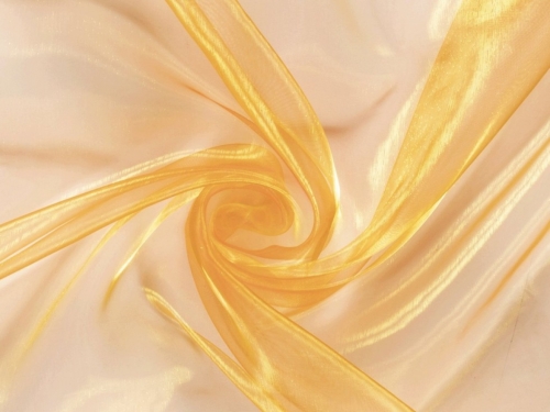 Sheer Organza Fabric Orange