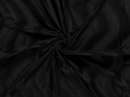 Minerva Core Range Textured Velboa Faux Fur Fabric Black
