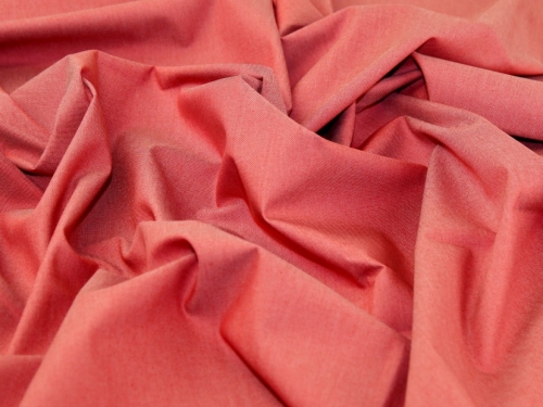 Deadstock Super Stretch Woven Denim Fabric Red