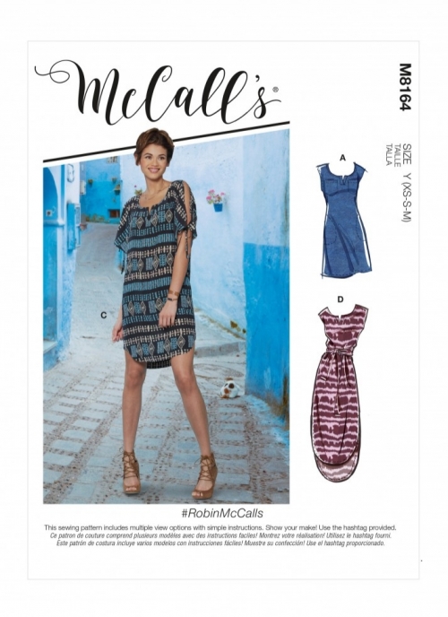McCalls Paper Sewing Pattern 8164