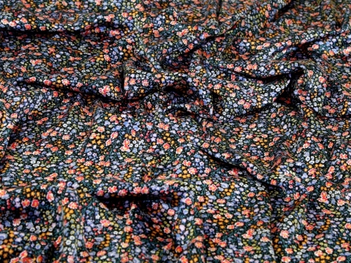 Liberty London Phoebe & Jo Belgravia Silk Satin Fabric Coral
