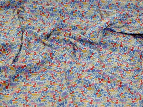 Liberty London Poppy Park Kensington Silk Crepe de Chine Fabric Summer