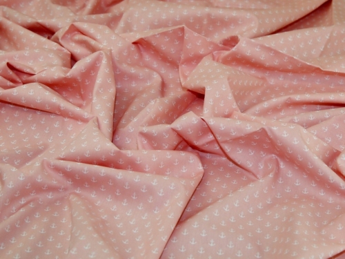 Deadstock 100% Cotton Poplin Fabric Pink