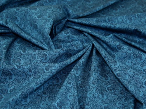 Rose and Hubble 100% Cotton Poplin Fabric Blue