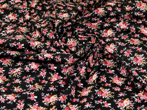 Deadstock 100% Cotton Poplin Fabric Black