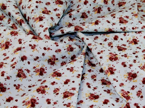 Deadstock 100% Cotton Poplin Fabric Sky