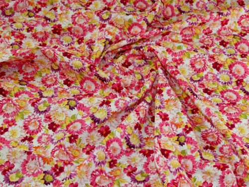 Deadstock 100% Cotton Poplin Fabric Pink