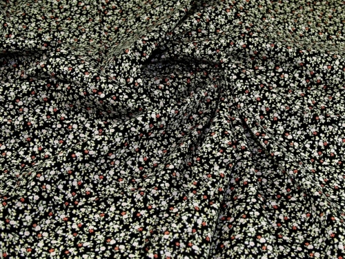 Deadstock 100% Cotton Poplin Fabric Black