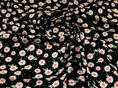 Deadstock 100% Cotton Poplin Fabric Black