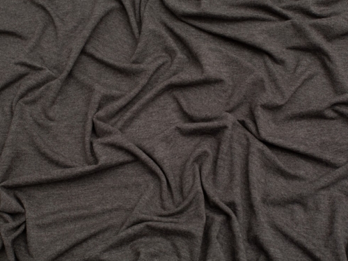 Minerva Core Range Bamboo Jersey Stretch Knit Fabric Dark Grey