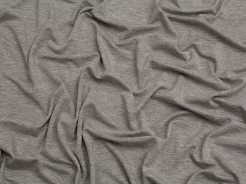 Minerva Core Range Bamboo Jersey Stretch Knit Fabric Light Grey