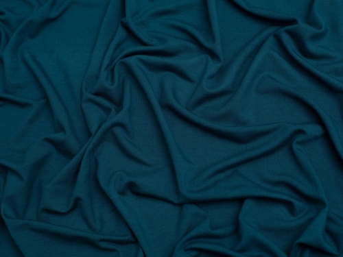 Minerva Core Range Bamboo Jersey Stretch Knit Fabric Teal