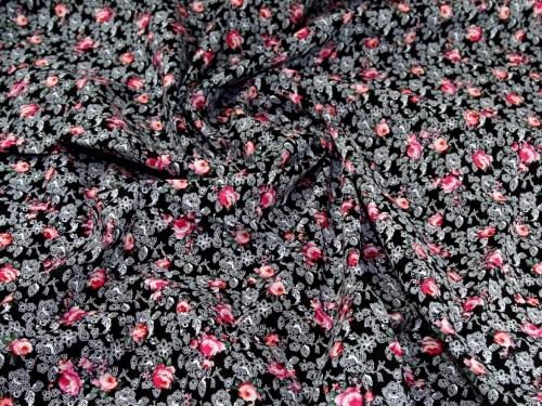 Deadstock 100% Cotton Poplin Fabric Black