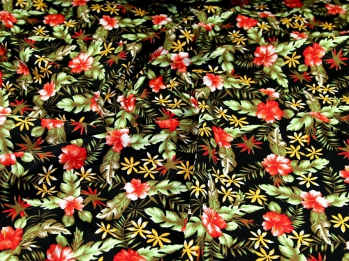 Deadstock 100% Cotton Poplin Fabric Black